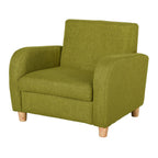 Child Armchair Wood Frame with Padding Seat Low-Rise Bedroom