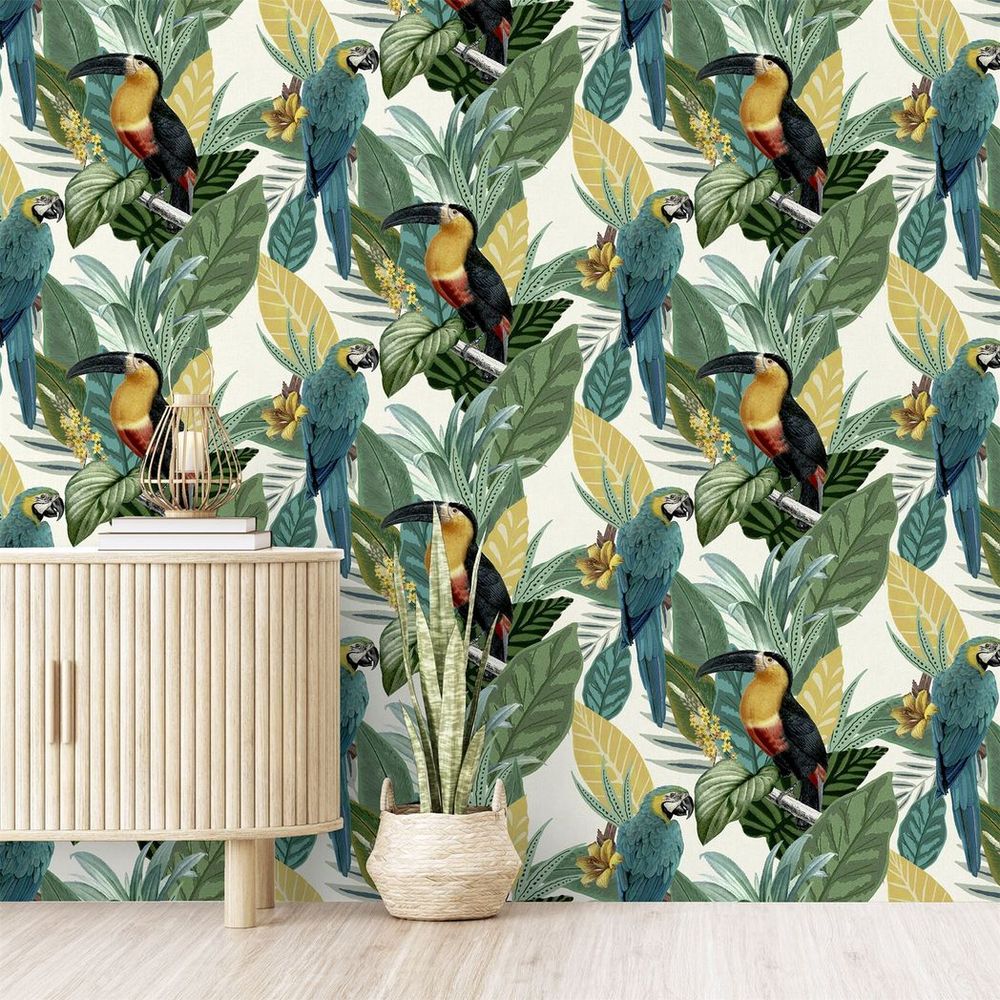 Tropical Paradise Toucan Jungle Multi: Expertly Crafted for All Ages!