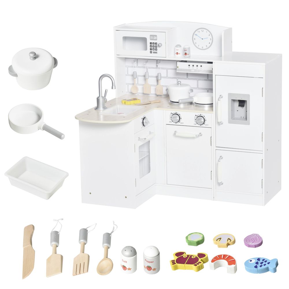 Premium Kids Kitchen Play Set - Realistic, Interactive & Educational Toy - Safe & Durable - Ideal for Ages 3+