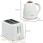 Captivating Product " Kettle & Toaster Set - Stylish, Fast Boil, and - for Any Kitchen!