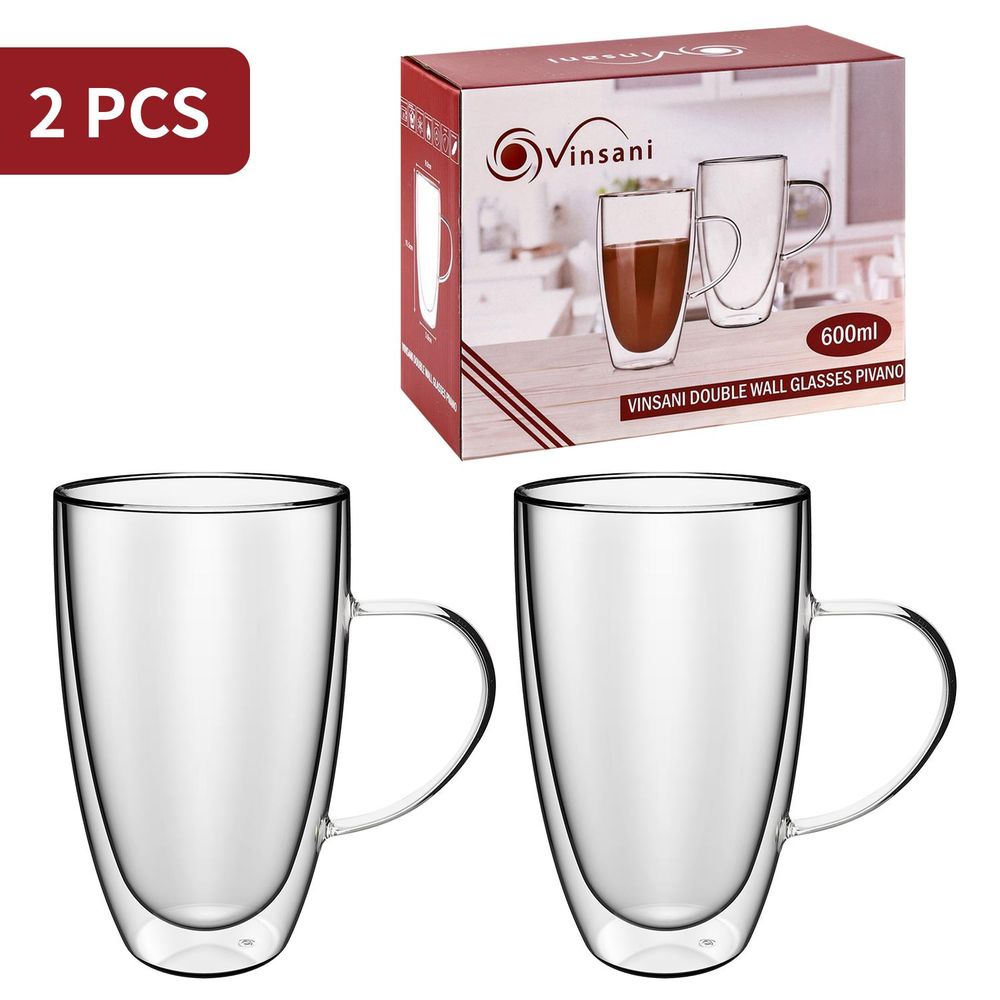 Double Wall Glasses - PIVANO. for Hot & Cold Drinks!