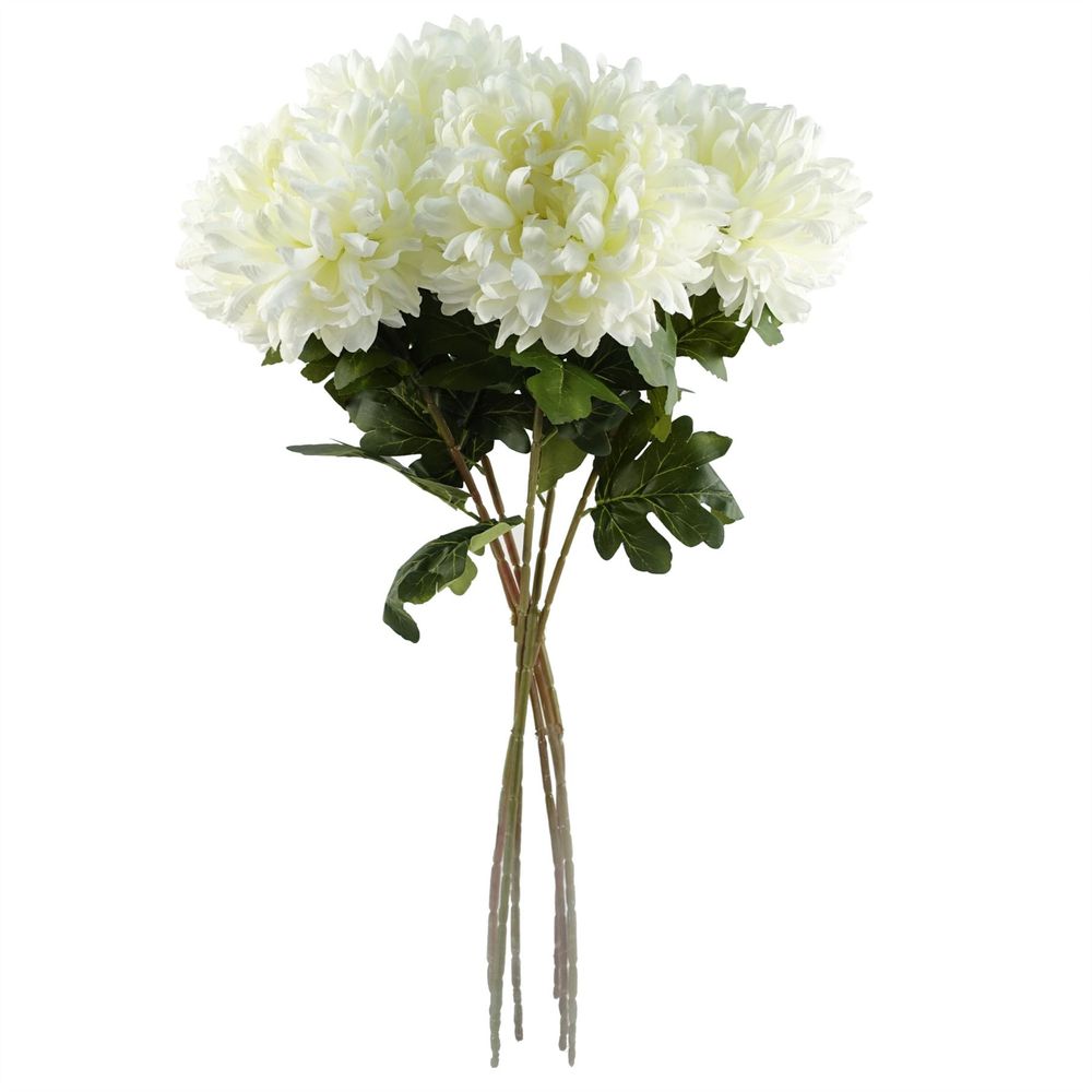 75cm Extra Large Chrysanthemum - White