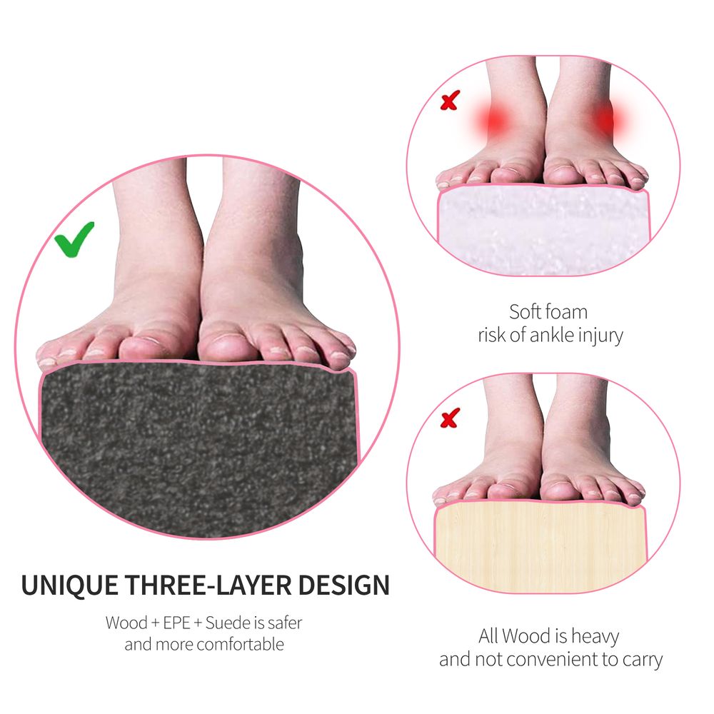 Balance Beam Trainer: Foldable, Pink Suede Gymnastics Equipment for Home., versatile, and safe