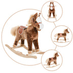 Wooden Rocking Horse - Baby Toy & Gift - Sturdy & Comfortable