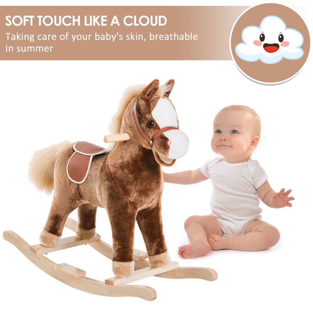 Wooden Rocking Horse - Baby Toy & Gift - Sturdy & Comfortable