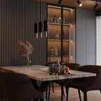 Pendant lamp steel Loopez modern Design GU10 with Light Detail