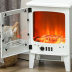 Electric Fireplace Freestanding w/Realistic Flame Effect