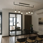 Stunning Salamanca Chandelier: Modern Design, E27, Fabric & Steel