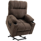 Heavy Duty Riser and Recliner Chair Lift Chair for the Elderly, Brown