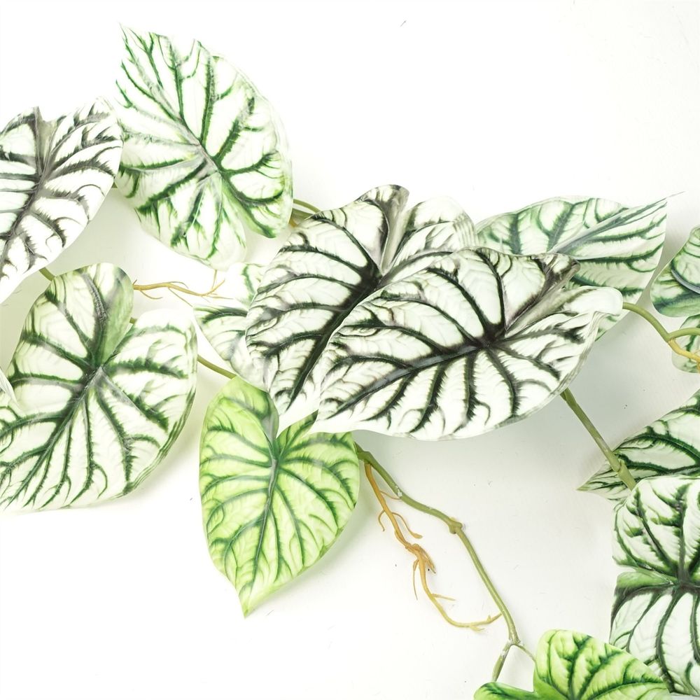 6-Pack: 120cm Fake Alocasia Dragon Scale Trailing Plants