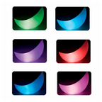 Intex LED Floating Moon Crescent Light for Garden Lighting, 1.35m x 43cm x 89cm