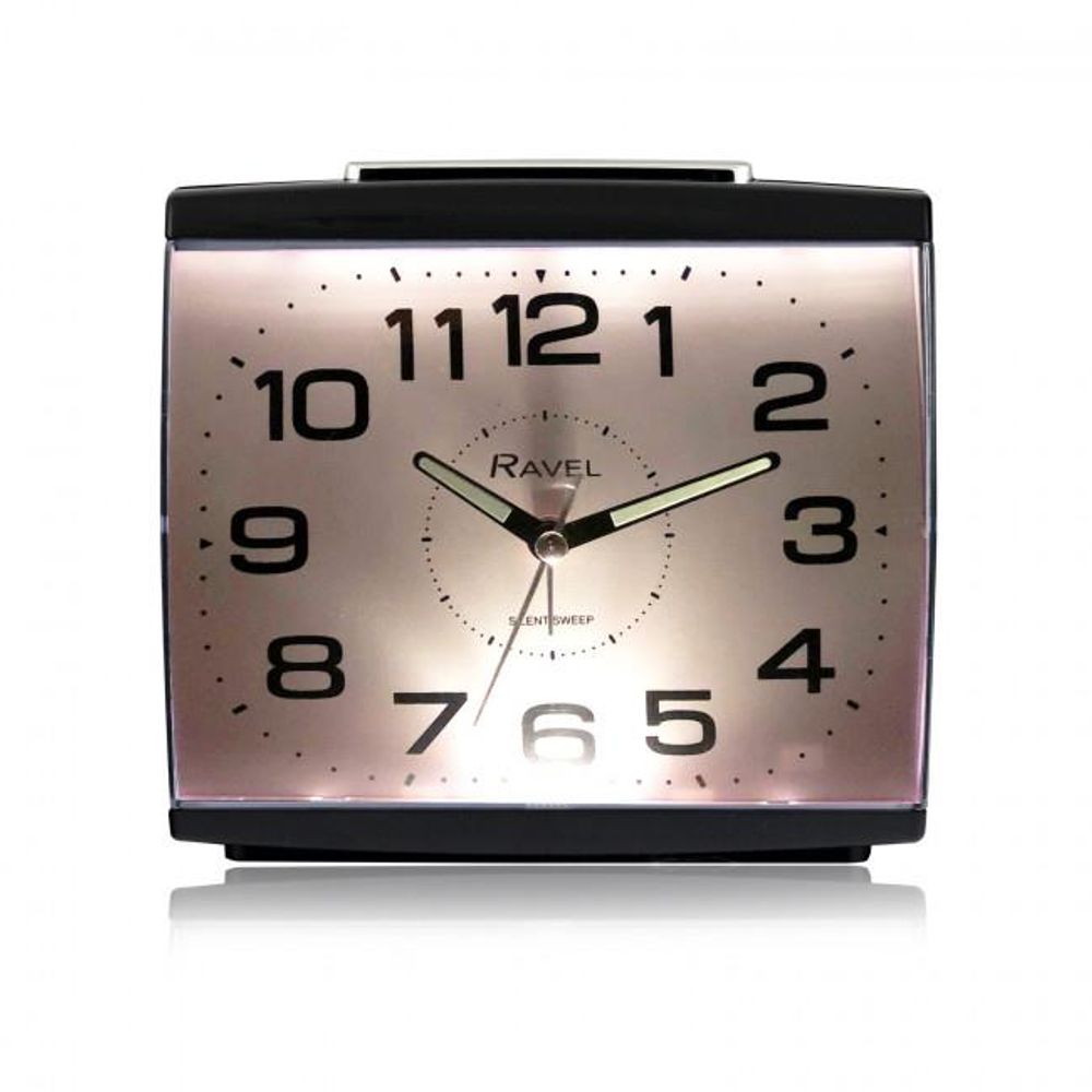 Large Square Retro Bedside Quartz Alarm Clock.3