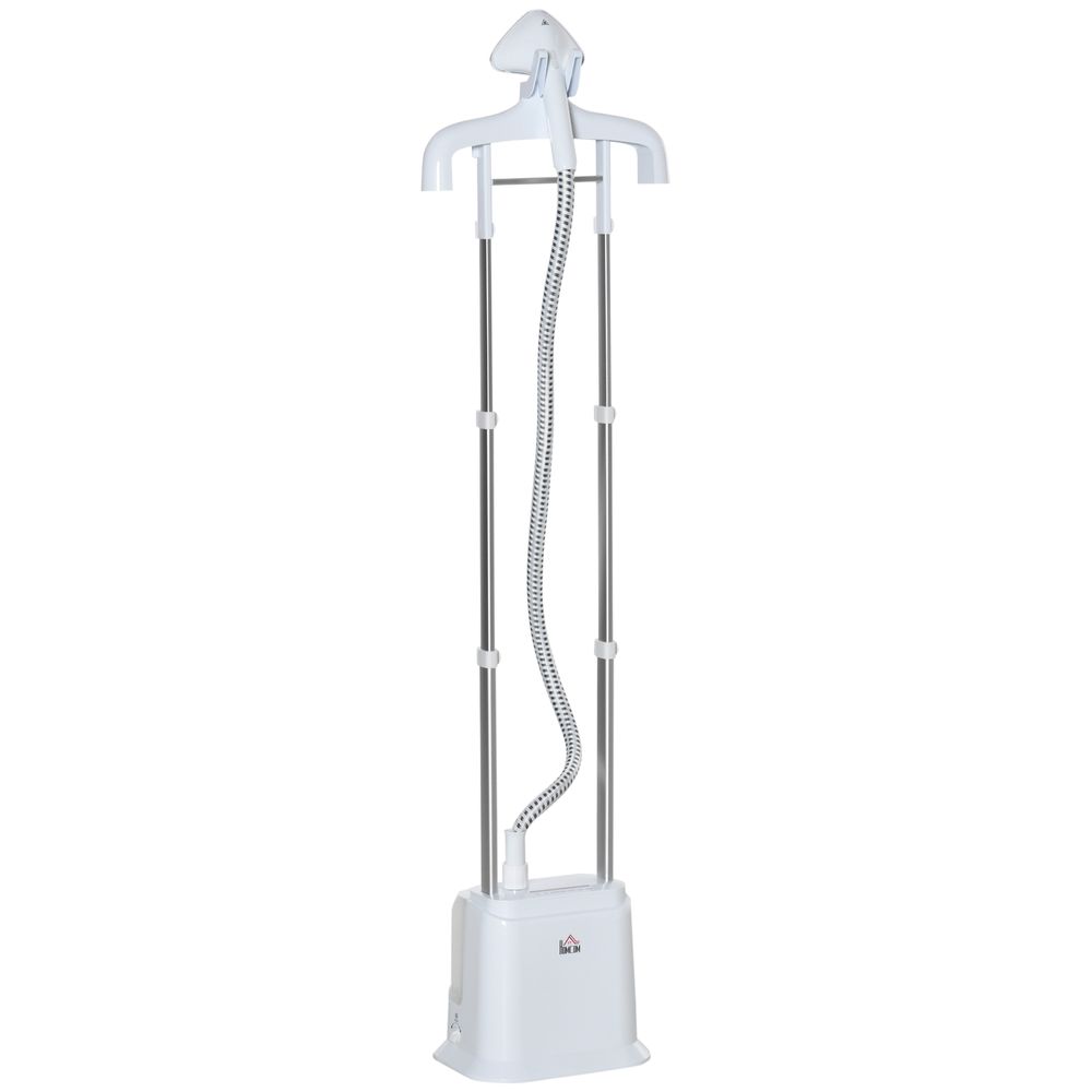 Upright Garment Clothes Steamer, 45s Fast Heat-up, 1.7L Tank White