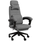 Home Office Chair Reclining Computer Chair w/ Lumbar Support Dark Grey