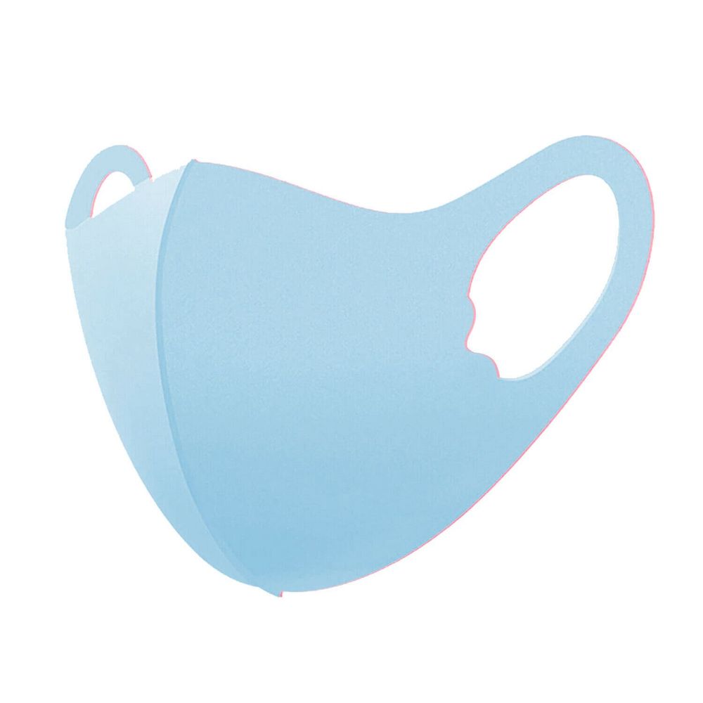 Lightweight Breathable Reusable Kids Face Mask (Age 6-12) - Blue