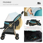 Pet Stroller - XS/S Dogs - Rain Cover - Dark Green