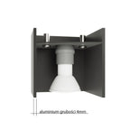 Quad Collection: Modern Design Ceiling Lamp, Aluminum, GU10 - Stylish Lighting!