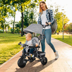 6 in 1 Kids Trike, Stroller with Parent Handle, Green