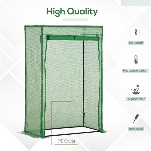 Mini Walk-in Greenhouse - 82W x 128Hcm PE Cover