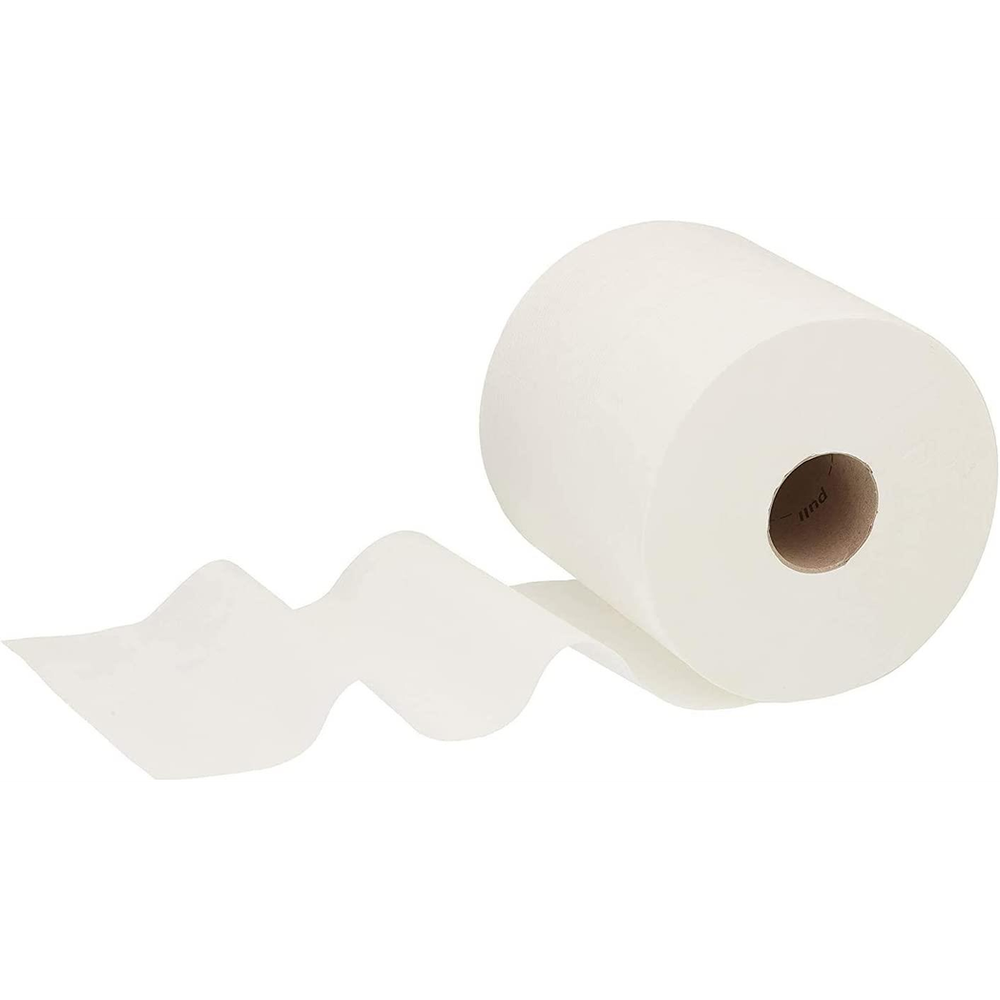 ASPECT Kitchen Rolls Centrefeed (24 Rolls, White) - 2 Ply Embossed Pattern Paper Towels - Strong and Absorbent Tissue Paper - UK Supplier - Wipe Away - for Commercial & Kitchen Use