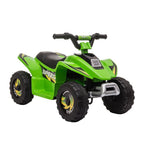 6V Kids Electric Ride on Car - Big Wheels, Green, 18-36 Months