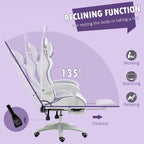 Gaming Chair - Footrest - Rabbit Ears - Purple