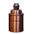 Vintage Copper E27 Socket Light Bulb Holder - Professional Quality - Easy Installation