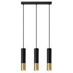 Pendant lamp steel Loopez modern Design GU10 with 3x40w Detail