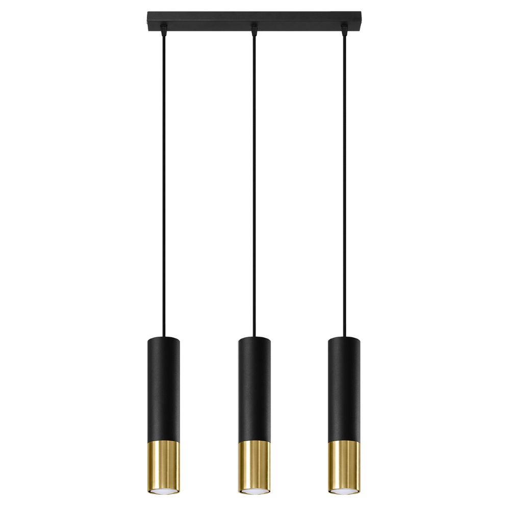Pendant lamp steel Loopez modern Design GU10 with 3x40w Detail