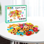 Magnetic Numbers (60 pcs): Fun, Colorful, Educational Toy!