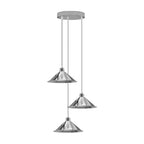 3 Head Round Base Industrial Vintage Ceiling Pendant Light Shade Hanging Lamp Lights
