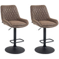 Bar Stools Set of 2, Adjustable Bar Chairs 360° Swivel for Kitchen Coffee Coffee