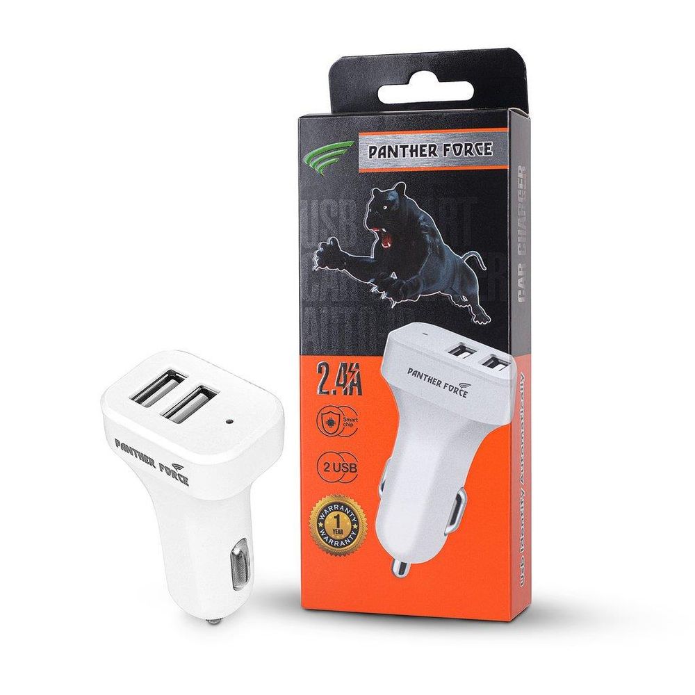 High-Speed USB Car Charger 2.4A - Panther Force 2