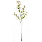 100cm Yellow Lily Black Eucalyptus Glass Ball Vase