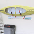 Kayak Canoe Heavy Duty Wall Mounted Storage Holder Rack Heavy Duty Storing Hangers Red and Black,37 x 44 cm
