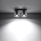 Ceiling lamp aluminum modern Design GU10 in Aluminum