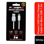 USB Data Charger Cable - Micro USB 1.2m - White