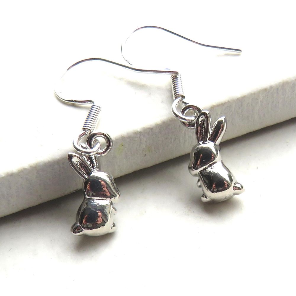 Bunny Rabbit Drop Earrings - Ideal Birthday or Christmas Gift