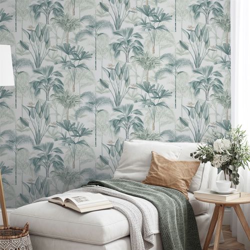 King Palm Green wallpaper