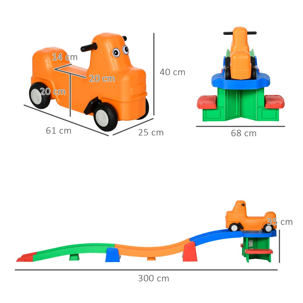 Kids Rollercoaster: 3(m) Up/Down, Non-Slip Steps, Ages 2-5. !