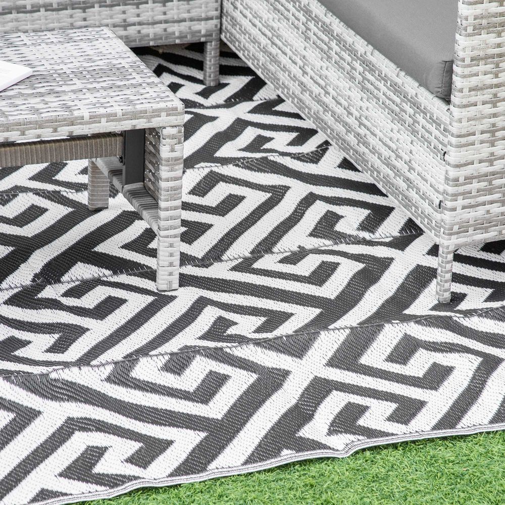 182x274cm Reversible Outdoor Rug - Portable & Durable - for RV Camping & More!