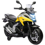 Honda Licensed 12V Kids Electric Motorbike w/ Music Headlights Yellow