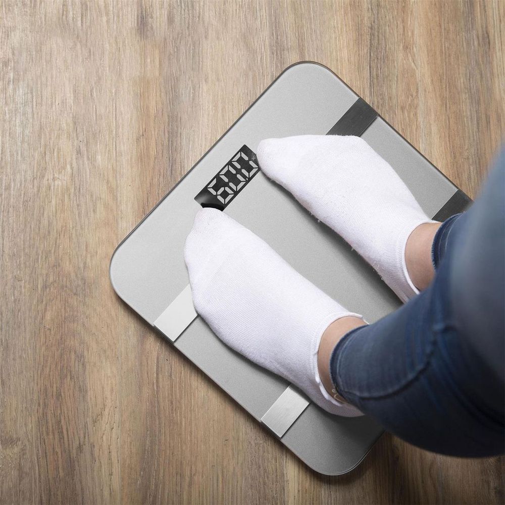 16-in-1 Health Bluetooth Smart Scale, Silver
