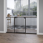 Pet Gate 3 Extensions & Adjustable Screws - Safe & Easy Assembly