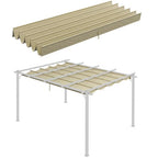 Pergola Shade Cover Replacement Canopy for 4 x 3(m) Pergola, Beige