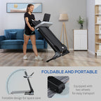 High-Speed Folding Treadmill - 500W Motor, 12km/h, Preset Programs