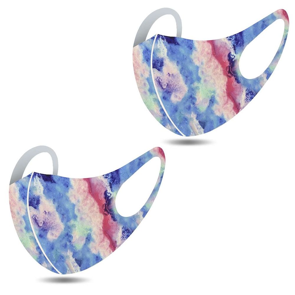 Single Layer Cotton Face Mask - Adult, Design 6