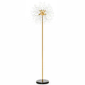 Modern Floor Lamp with Dandelion-like Lampshade for Bedroom