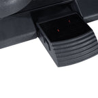 Adjustable Massage Footrest - 3 Position Tilting & Comfort - Home Office Black