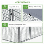 Walk in Chicken Run-10-15 Chickens, Hens, Rabbits, Ducks. Spacious, Covered, Predator-Proof. High-Quality.